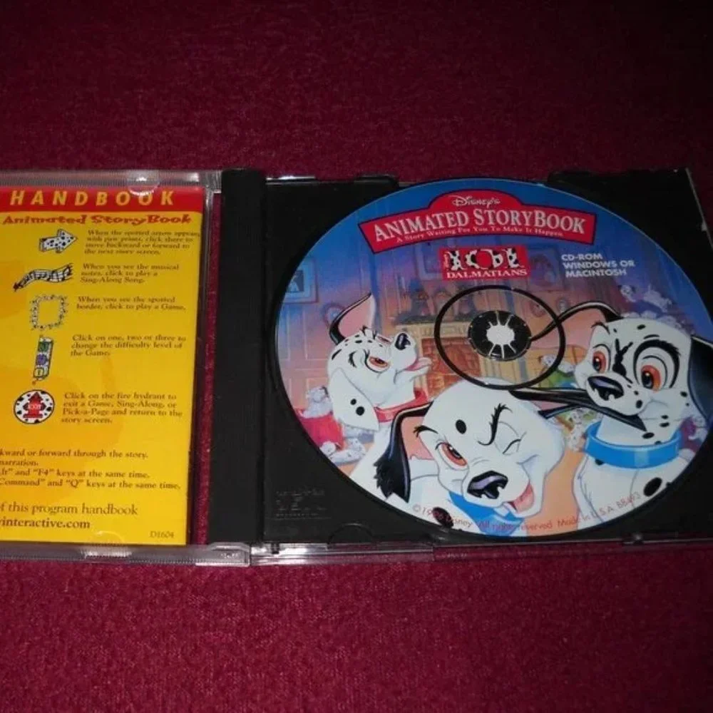 Disney 101 Dalmatians Animated Storybook Interactive CD 1996